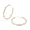 Diamante Hoop Earrings