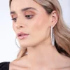 Diamante Hoop Earrings