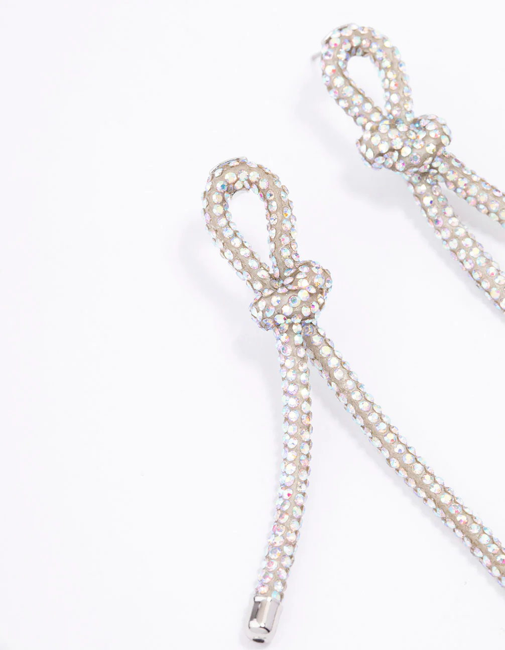 3101-diamante-knotted-loop-rope-stud-earrings-2.webp Diamante Knotted Loop Rope Stud Earrings