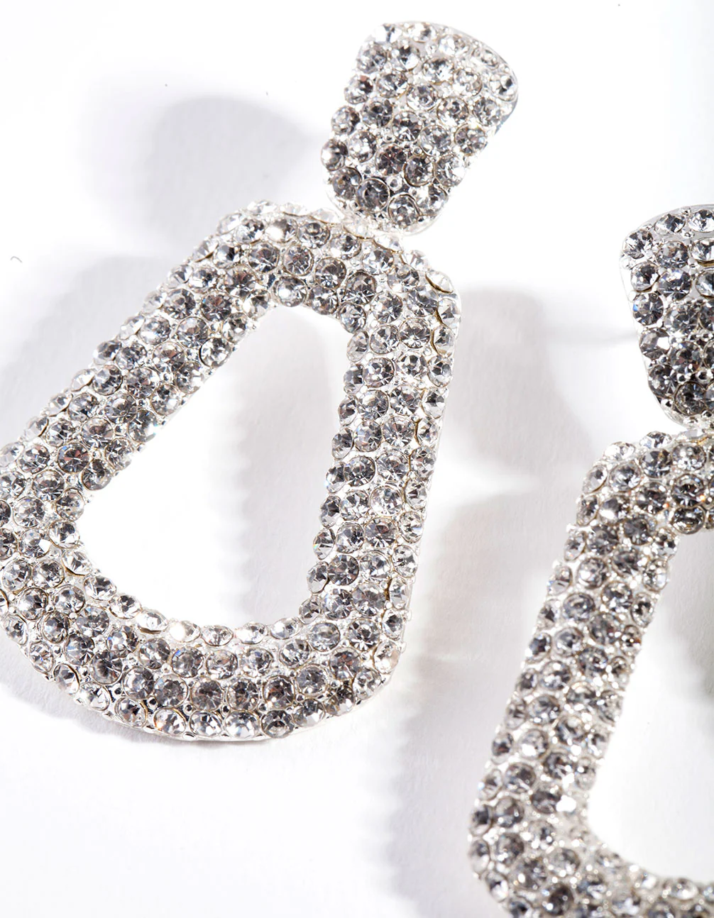3105-diamante-mini-doorknocker-earrings-2.webp Diamante Mini Doorknocker Earrings