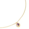 311-gold-plated-brass-light-amethyst-cubic-zirconia-june-birthstone-necklace-2.webp Gold Plated Brass Light Amethyst Cubic Zirconia June Birthstone Necklace