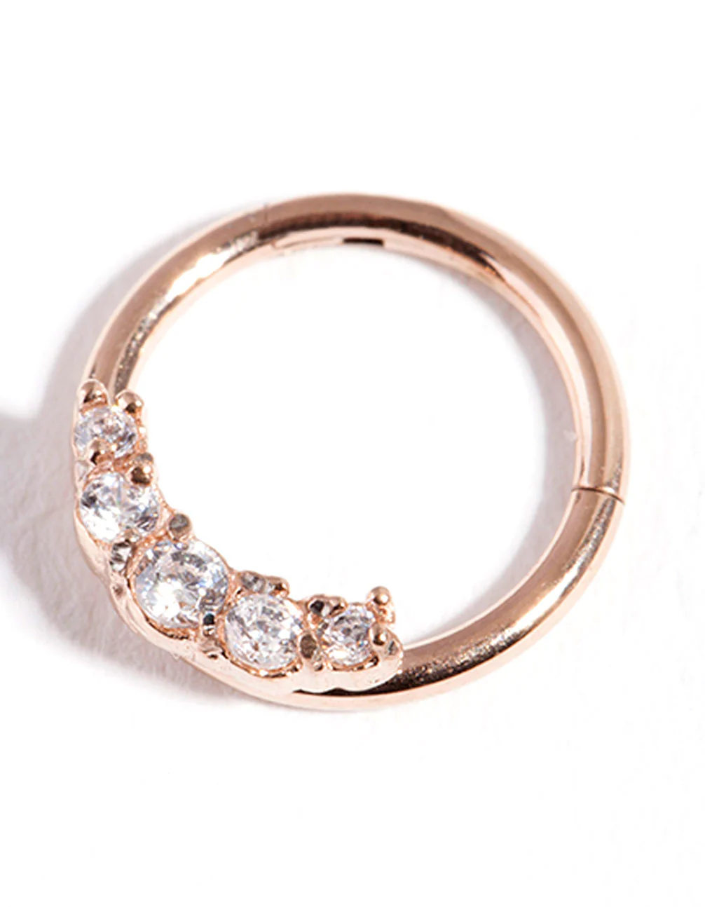 Diamante Side Clicker Earring