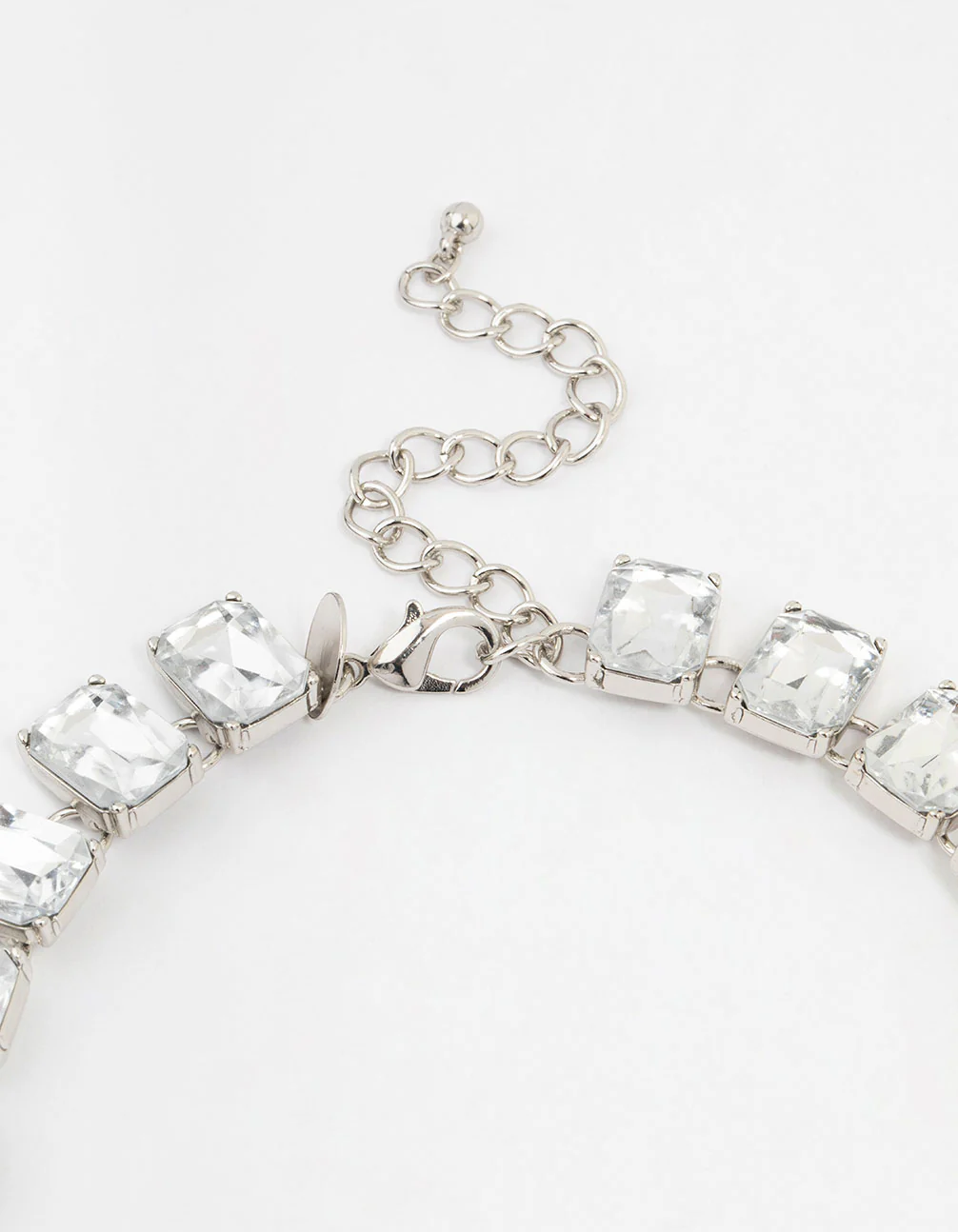 Diamante Silver Short Necklace