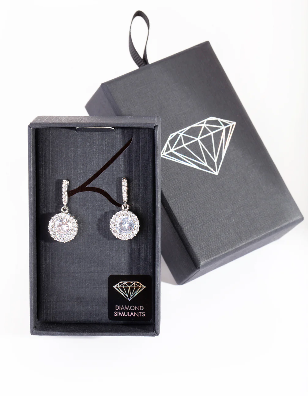 3124-diamond-simulant-circle-drop-earrings-1.webp Diamond Simulant Circle Drop Earrings