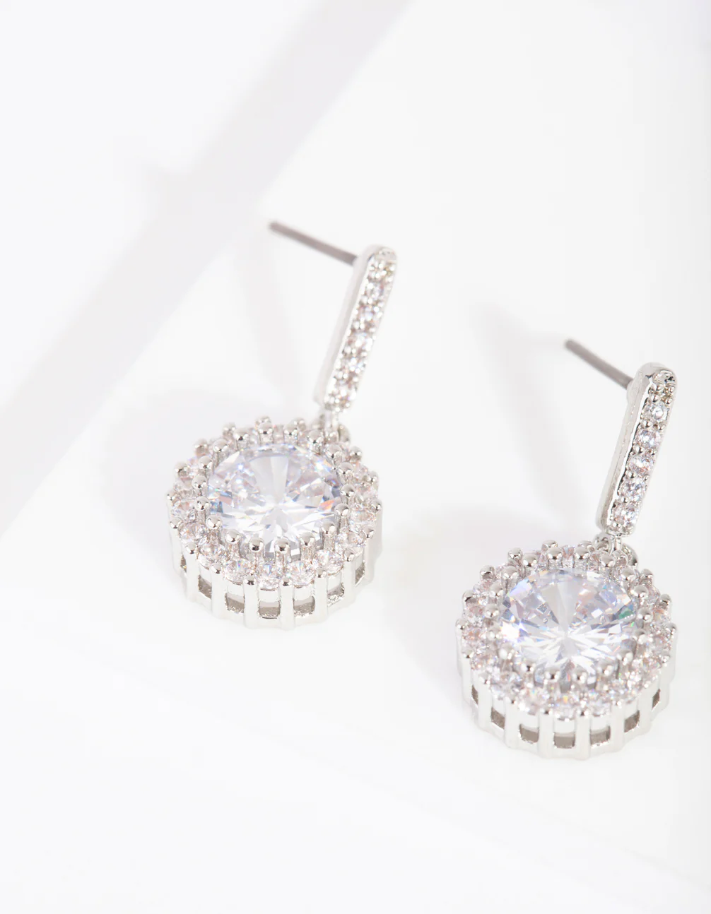 3124-diamond-simulant-circle-drop-earrings-3.webp Diamond Simulant Circle Drop Earrings