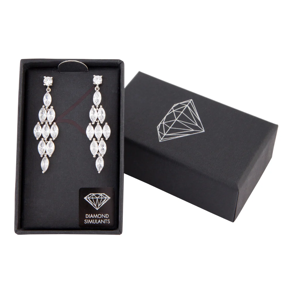 3126-diamond-simulant-crystal-cascade-drop-earring-1.webp Diamond Simulant Crystal Cascade Drop Earring