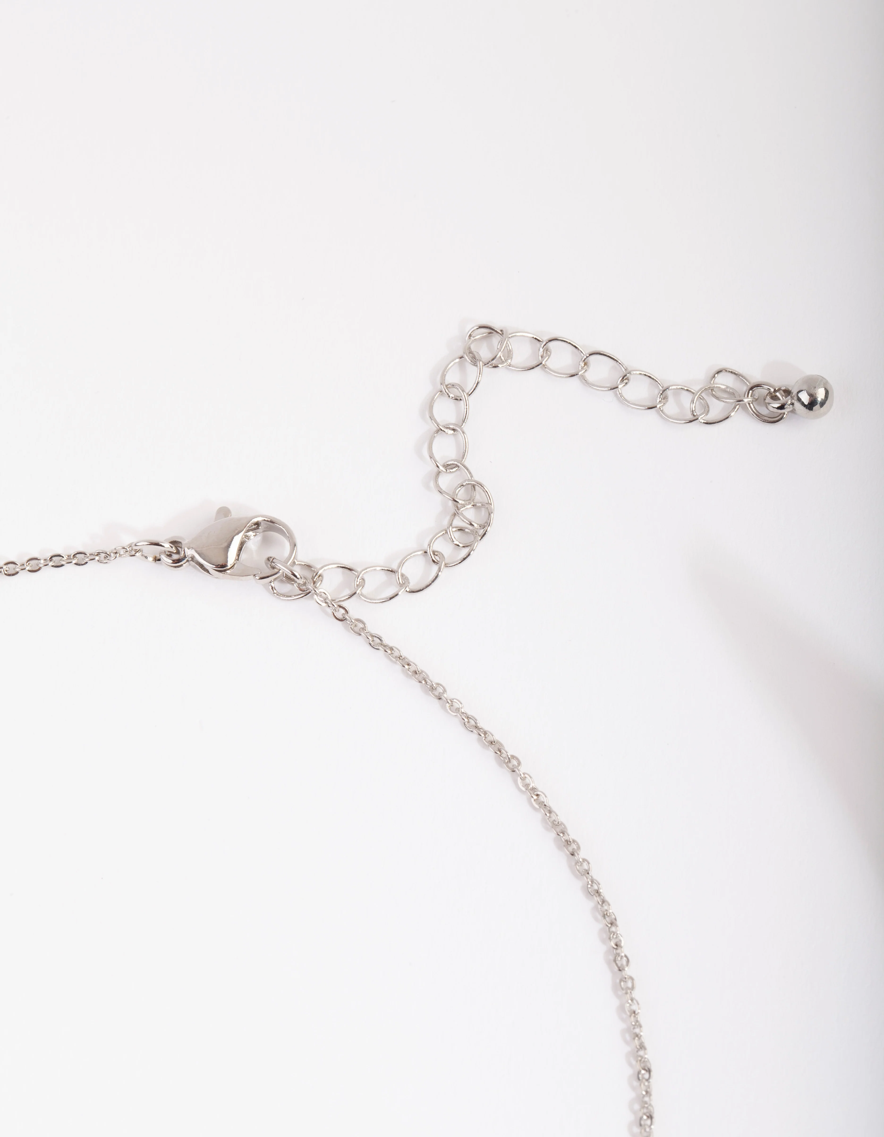 3128-diamond-simulant-double-row-baguette-necklace-3.webp Diamond Simulant Double Row Baguette Necklace