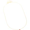 313-gold-plated-brass-ruby-cubic-zirconia-july-birthstone-necklace-4.webp Gold Plated Brass Ruby Cubic Zirconia July Birthstone Necklace