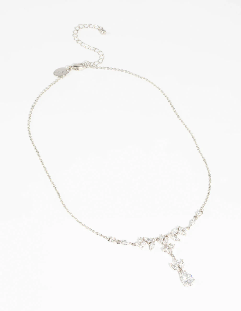 3131-diamond-simulant-flower-statement-necklace-3.webp Diamond Simulant Flower Statement Necklace