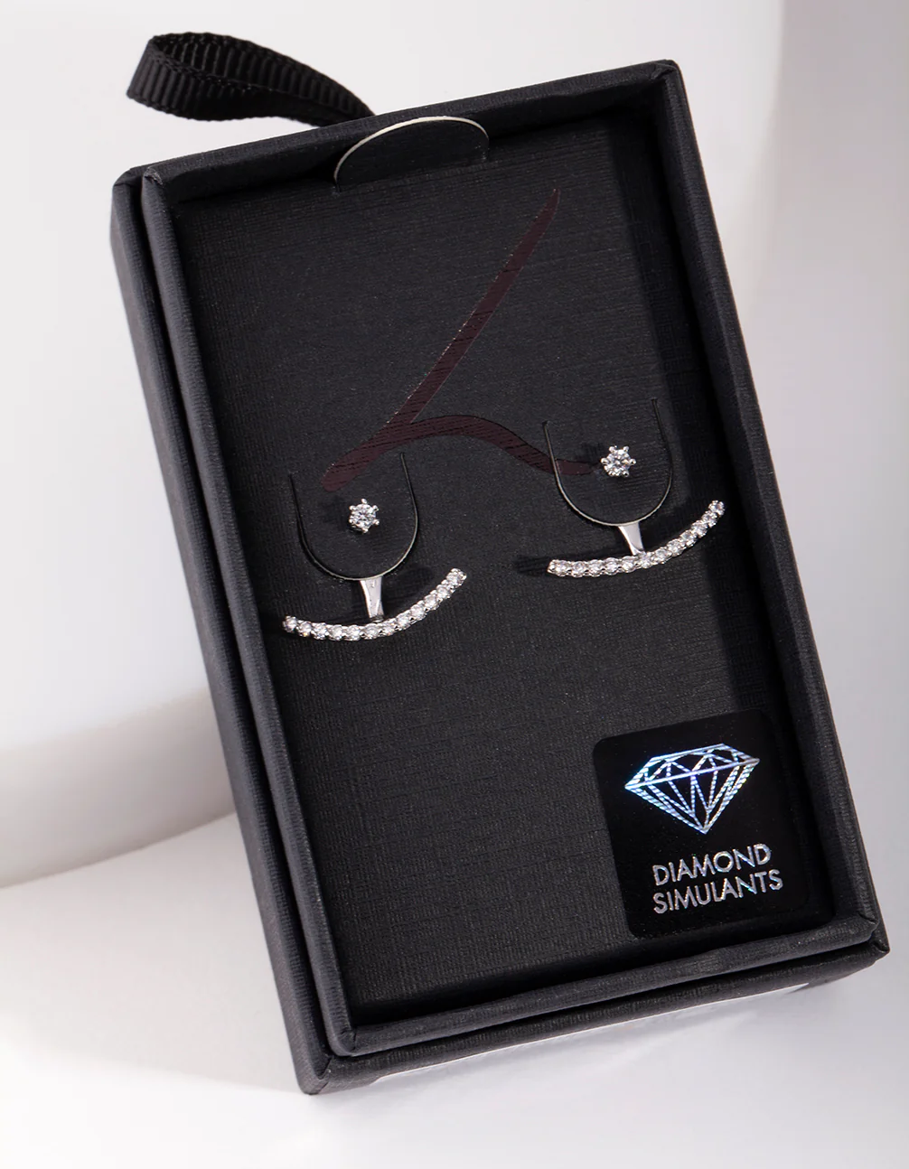 3138-diamond-simulant-line-jacket-earrings-1.webp Diamond Simulant Line Jacket Earrings