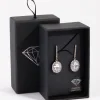 3140-diamond-simulant-oval-bar-earrings-3.webp Diamond Simulant Oval Bar Earrings