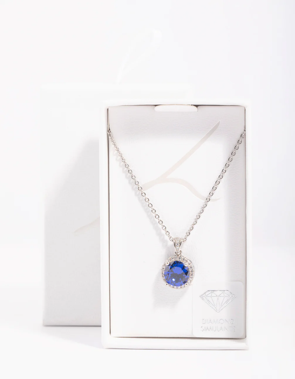 3143-diamond-simulant-sapphire-halo-necklace-3.webp Diamond Simulant Sapphire Halo Necklace