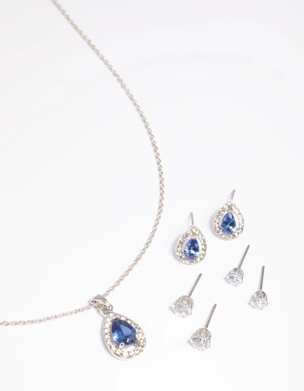3144-diamond-simulant-sapphire-necklace-earrings-set-1.webp Diamond Simulant Sapphire Necklace & Earrings Set