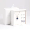 3144-diamond-simulant-sapphire-necklace-earrings-set-2.webp Diamond Simulant Sapphire Necklace & Earrings Set