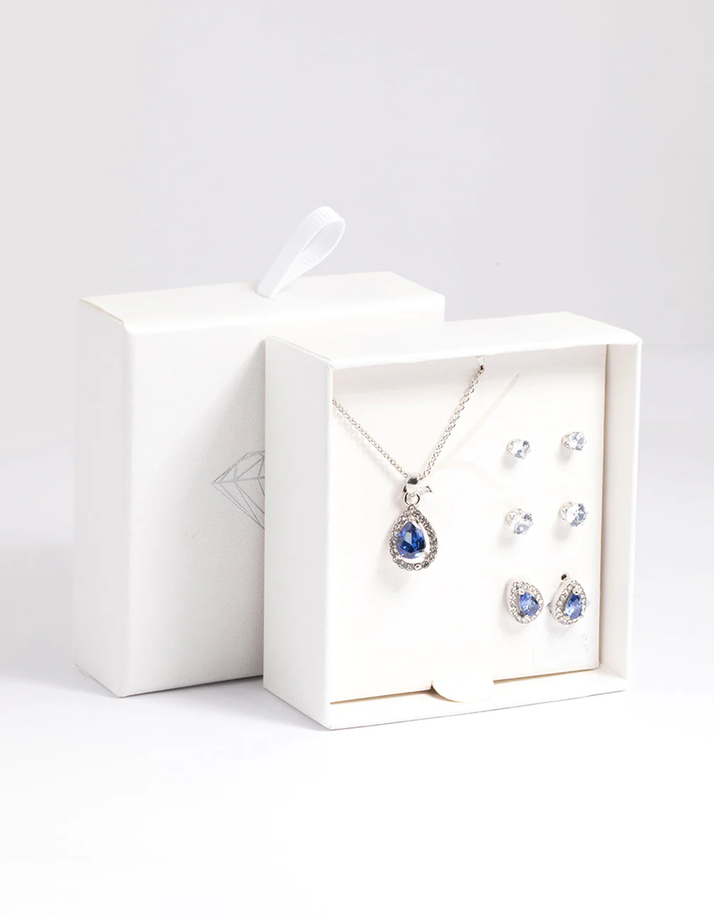 3144-diamond-simulant-sapphire-necklace-earrings-set-2.webp Diamond Simulant Sapphire Necklace & Earrings Set
