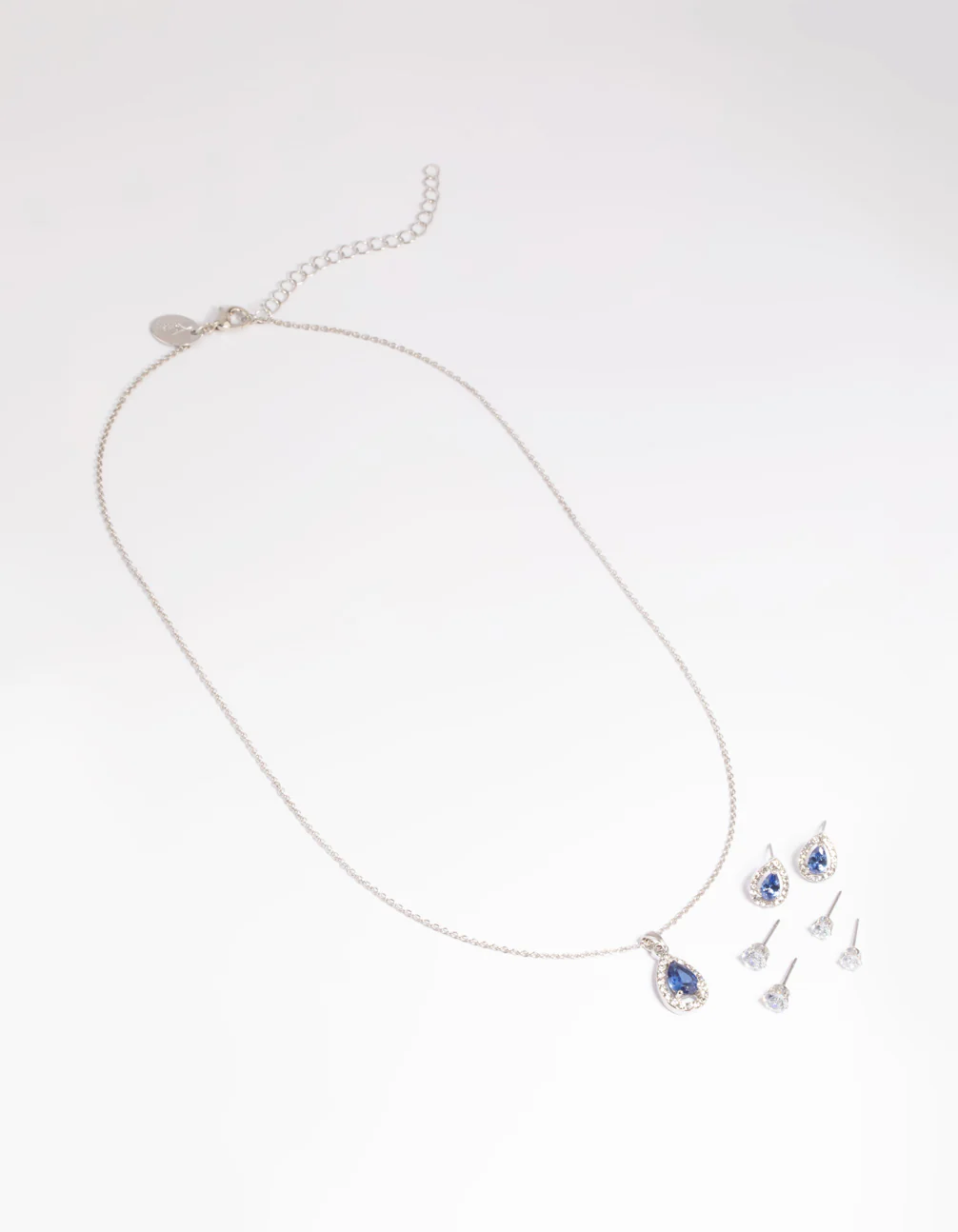 3144-diamond-simulant-sapphire-necklace-earrings-set-3.webp Diamond Simulant Sapphire Necklace & Earrings Set