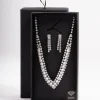3146-diamond-simulant-silver-drop-earring-necklace-set-3.webp Diamond Simulant Silver Drop Earring & Necklace Set