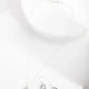 Diamond Simulant Teardrop Earrings & Necklace Set