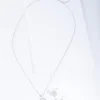 Diamond Simulant Twist Flower Jewellery Set