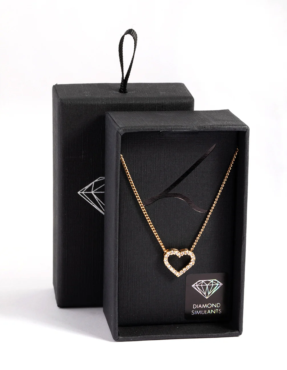 3151-diamond-simulants-open-heart-necklace-2.webp Diamond Simulants Open Heart Necklace