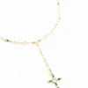 3177-emerald-cross-chain-y-necklace-1.webp Emerald Cross Chain Y-Necklace