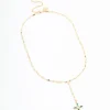 3177-emerald-cross-chain-y-necklace-4.webp Emerald Cross Chain Y-Necklace