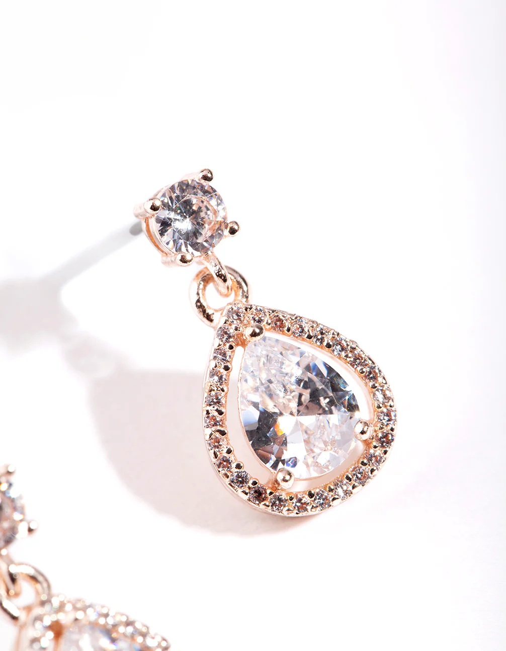 3190-encircled-mini-diamond-simulant-pear-drop-earrings-5.webp Encircled Mini Diamond Simulant Pear Drop Earrings