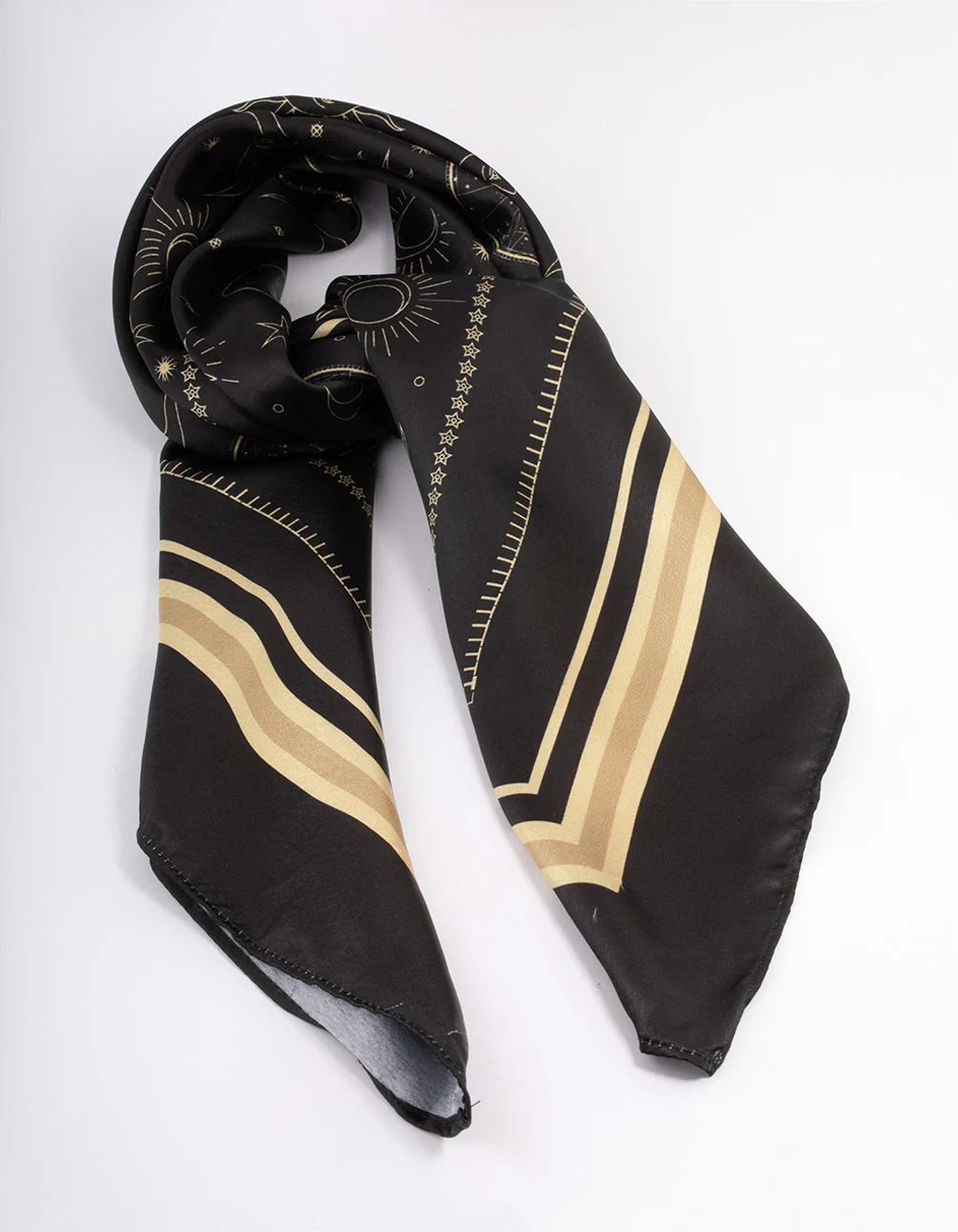 3198-fabric-black-celestial-print-scarf-1.webp Fabric Black Celestial Print Scarf