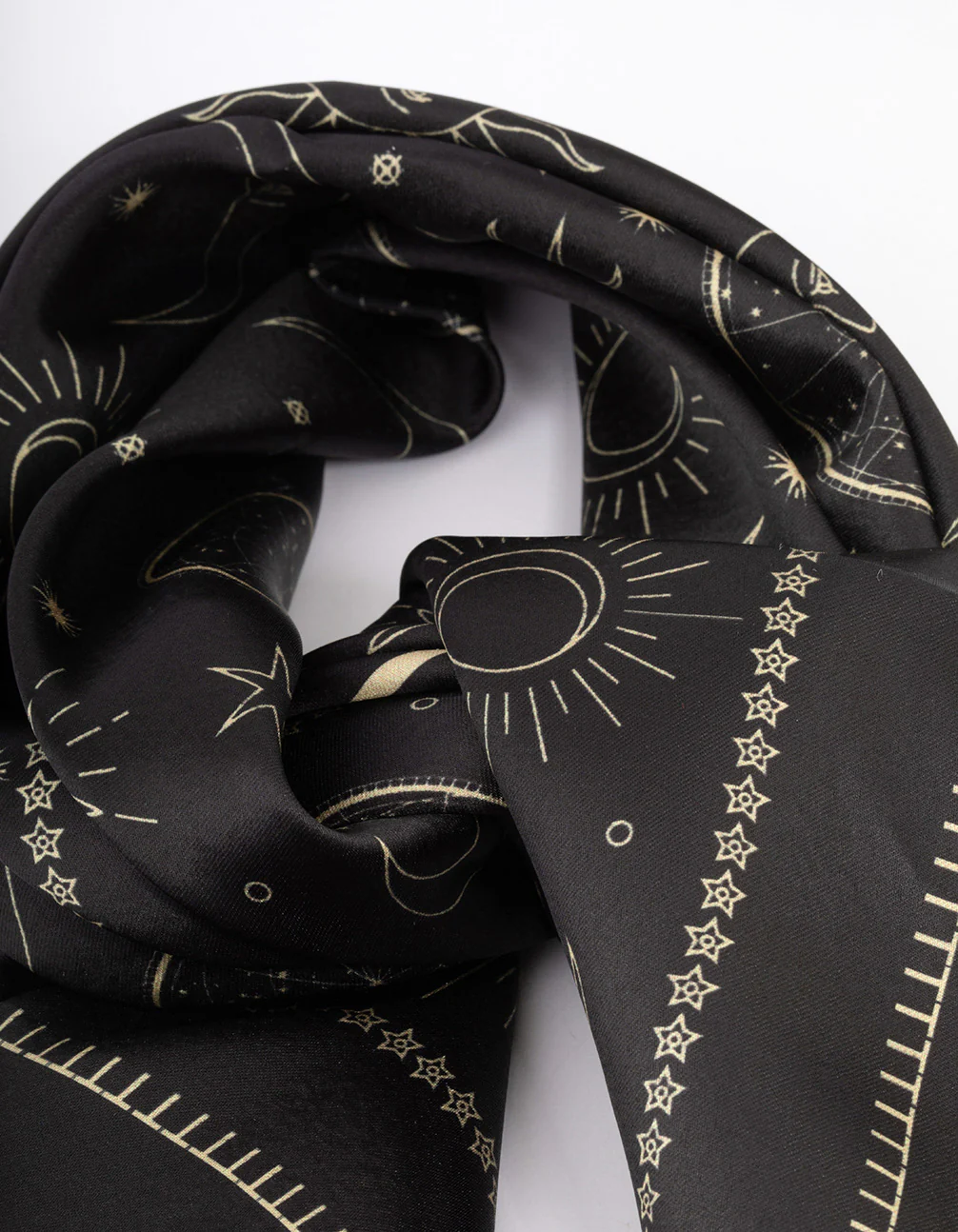 3198-fabric-black-celestial-print-scarf-2.webp Fabric Black Celestial Print Scarf