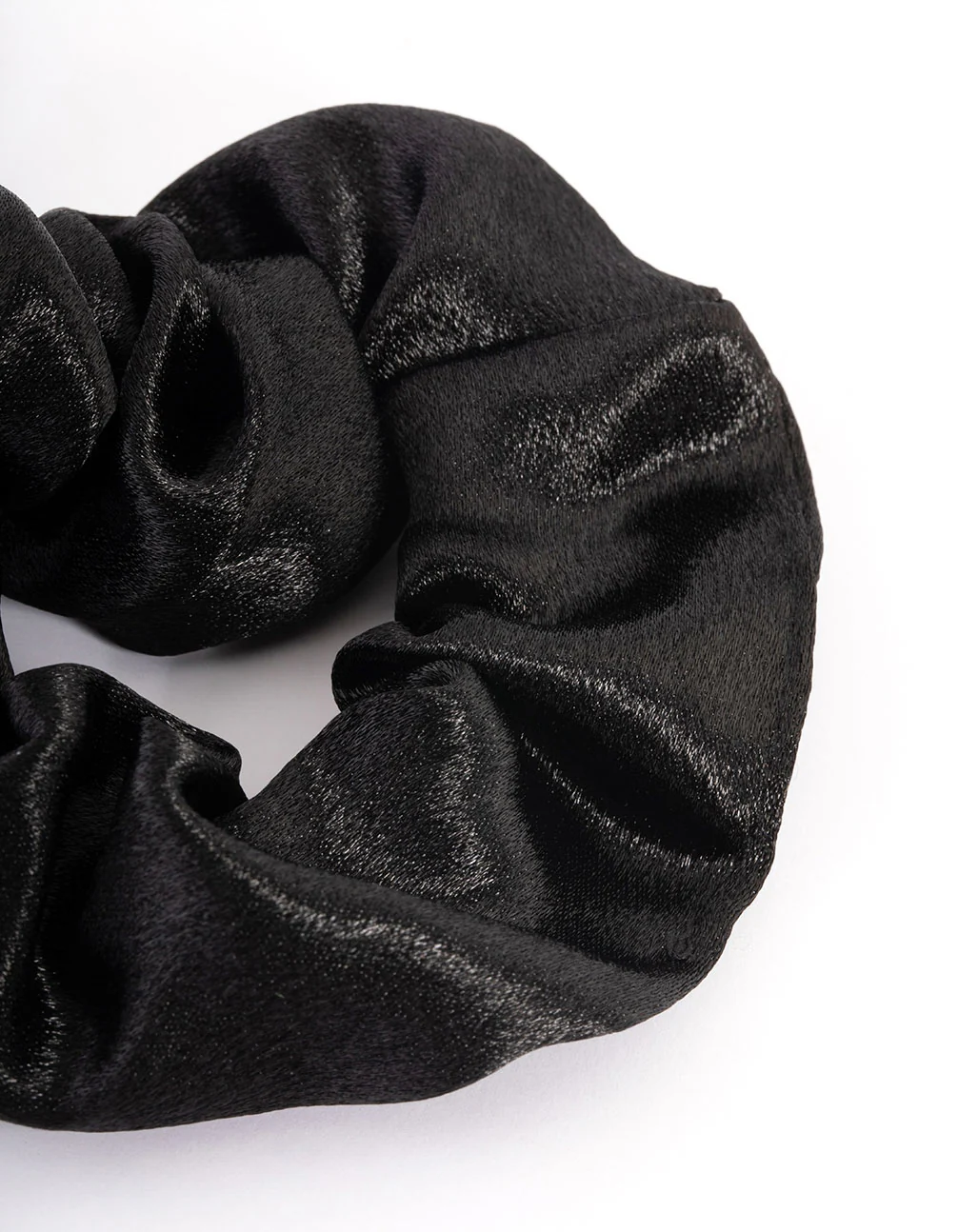 3199-fabric-black-satin-scrunchie-2.webp Fabric Black Satin Scrunchie