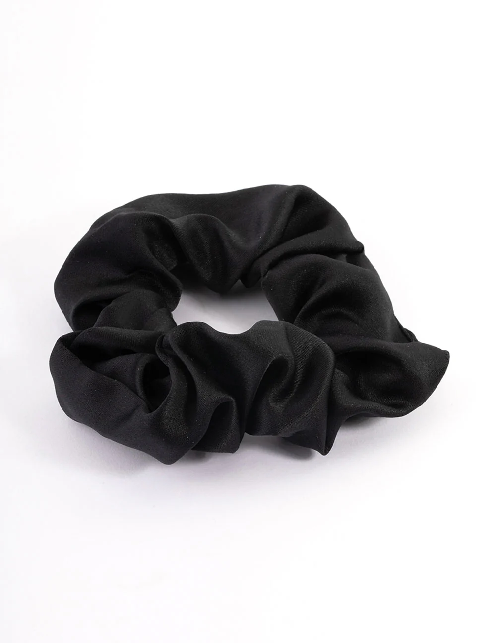 3200-fabric-black-satin-scrunchie-1.webp Fabric Black Satin Scrunchie