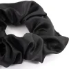 3200-fabric-black-satin-scrunchie-2.webp Fabric Black Satin Scrunchie