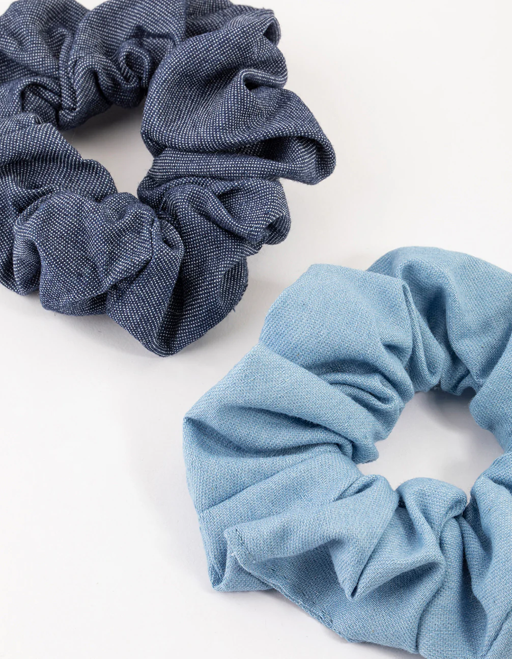 3201-fabric-blue-denim-hair-scrunchie-pack-2.webp Fabric Blue Denim Hair Scrunchie Pack