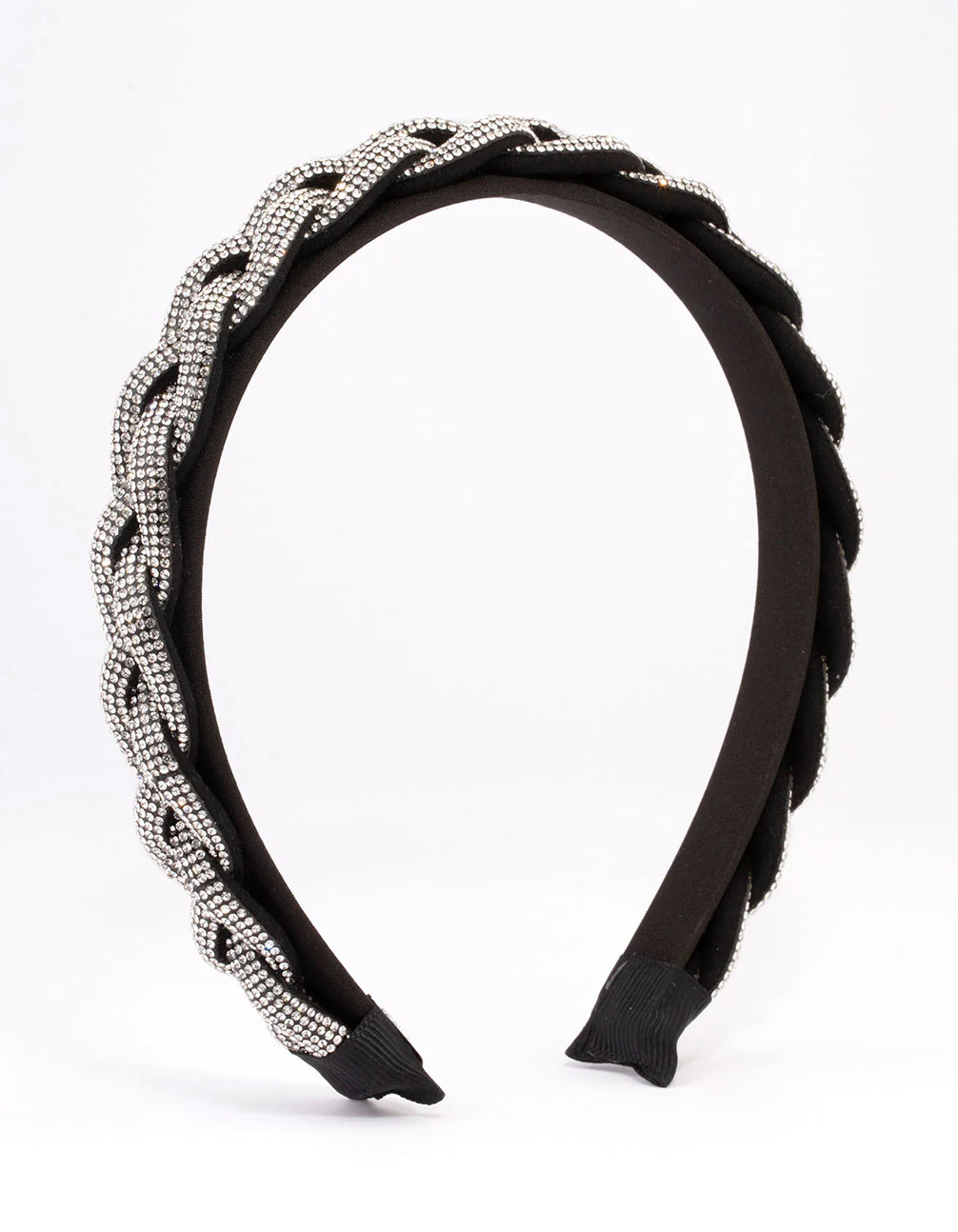 3209-fabric-diamante-twisted-headband-1.webp Fabric Diamante Twisted Headband