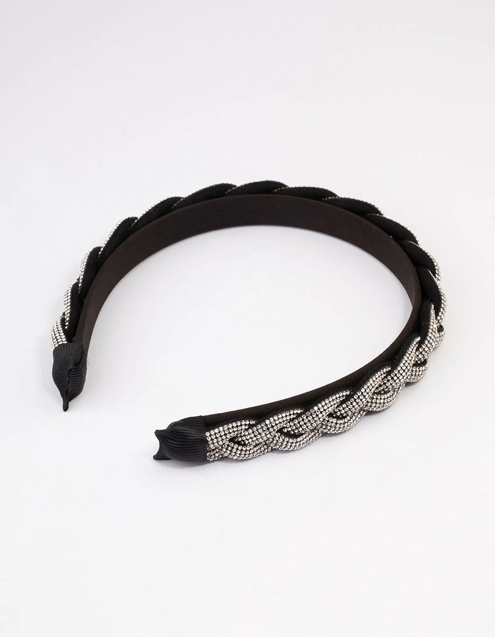 3209-fabric-diamante-twisted-headband-3.webp Fabric Diamante Twisted Headband