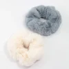 Fabric Faux Fur Scrunchie Pack
