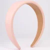 3212-fabric-faux-leather-padded-headband-1.webp Fabric Faux Leather Padded Headband