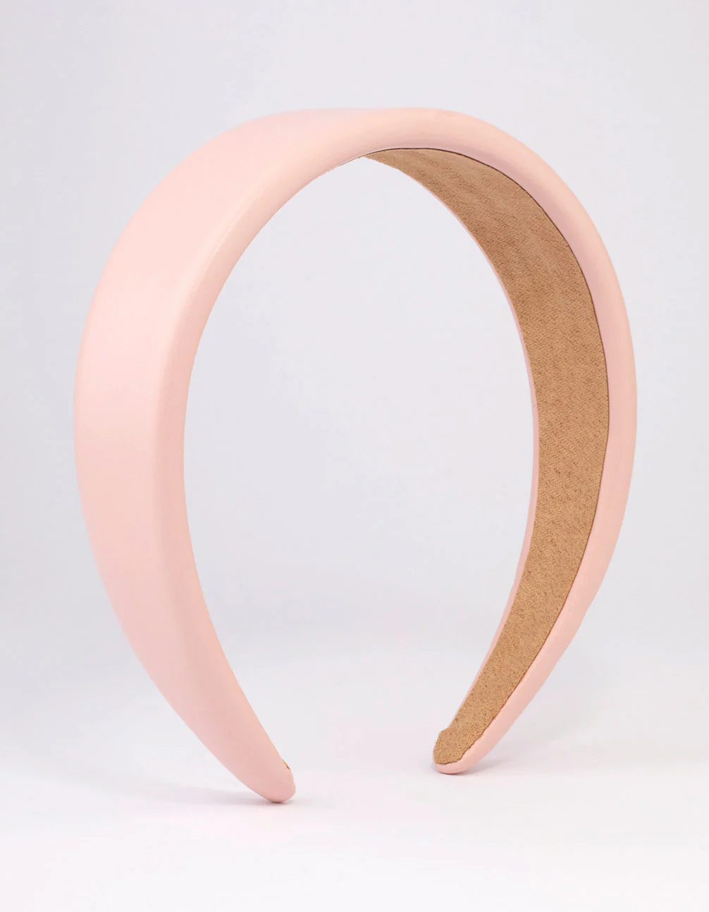 3212-fabric-faux-leather-padded-headband-1.webp Fabric Faux Leather Padded Headband