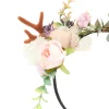 3215-fabric-floral-woodland-reindeer-headband-2.webp Fabric Floral Woodland Reindeer Headband