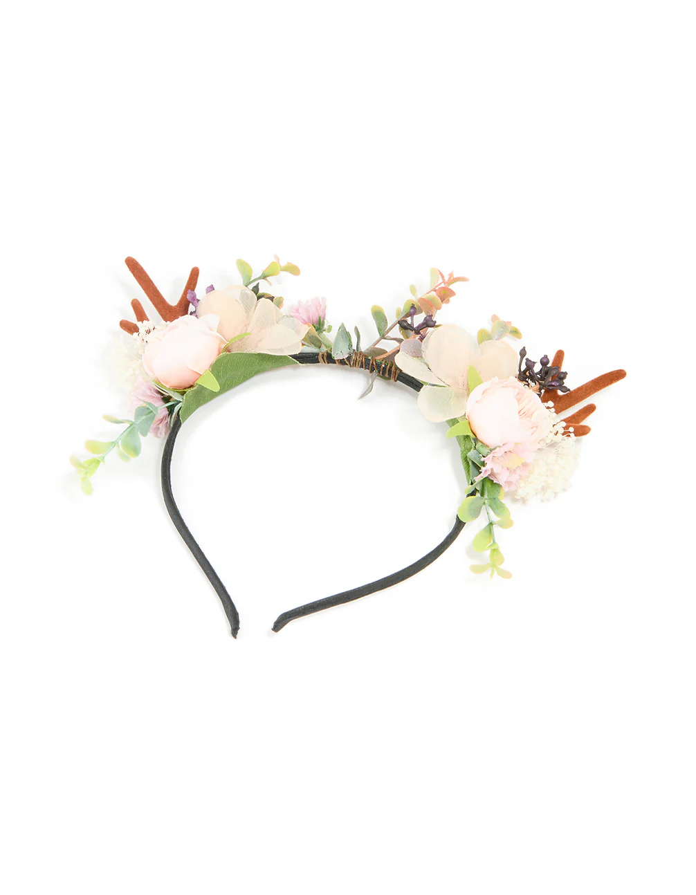 3215-fabric-floral-woodland-reindeer-headband-3.webp Fabric Floral Woodland Reindeer Headband