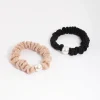 Fabric Glitter & Pearl Scrunchie