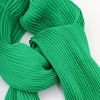 Fabric Green Pleated Satin Scarf