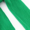 Fabric Green Pleated Satin Scarf