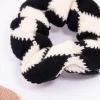 3223-fabric-knotted-checkered-hair-scrunchie-2-pack-3.webp Fabric Knotted Checkered Hair Scrunchie 2-Pack