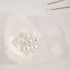Fabric Pearl Flower Bun Pins