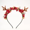 Fabric Reindeer Forest Wreath Headband