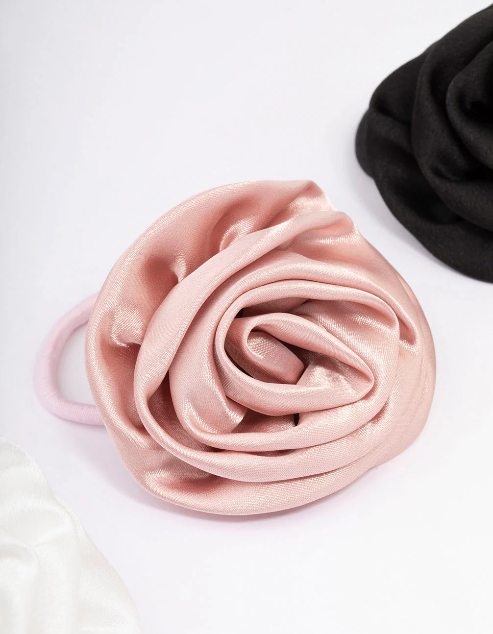3244-fabric-rose-hair-tie-3-pack-2.webp Fabric Rose Hair Tie 3-Pack