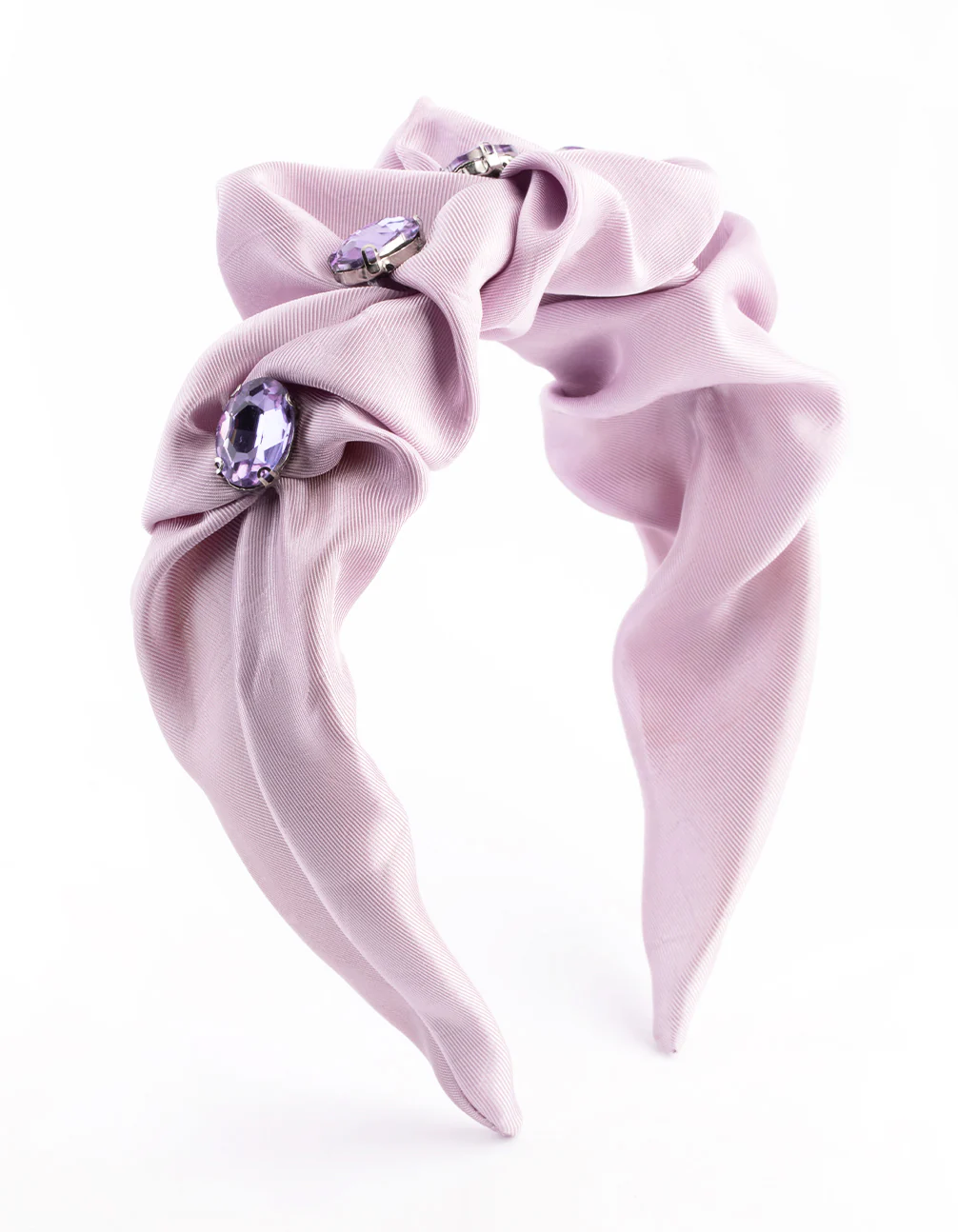 3245-fabric-scrunch-detail-diamante-headband-1.webp Fabric Scrunch Detail Diamante Headband
