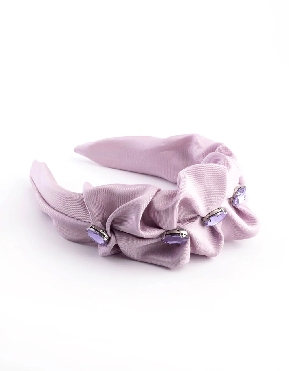 3245-fabric-scrunch-detail-diamante-headband-5.webp Fabric Scrunch Detail Diamante Headband