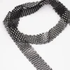 Fabric Skinny Diamante Tie Scarf
